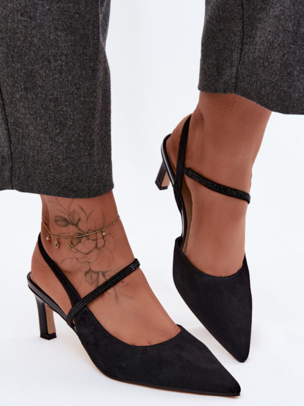Sandały Model DA CR61-3048 Black Zamsz - Step in style