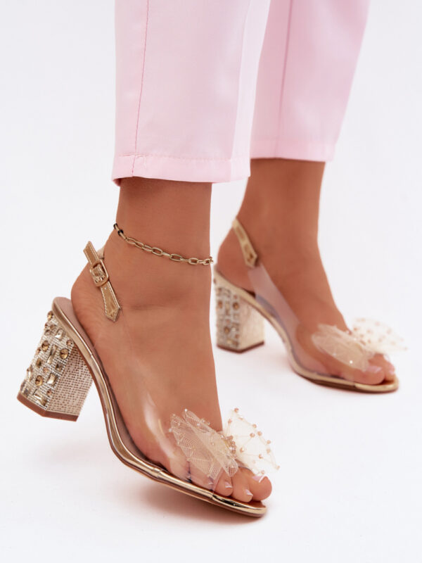 Sandały Model DA MR61-9010 Gold - Step in style