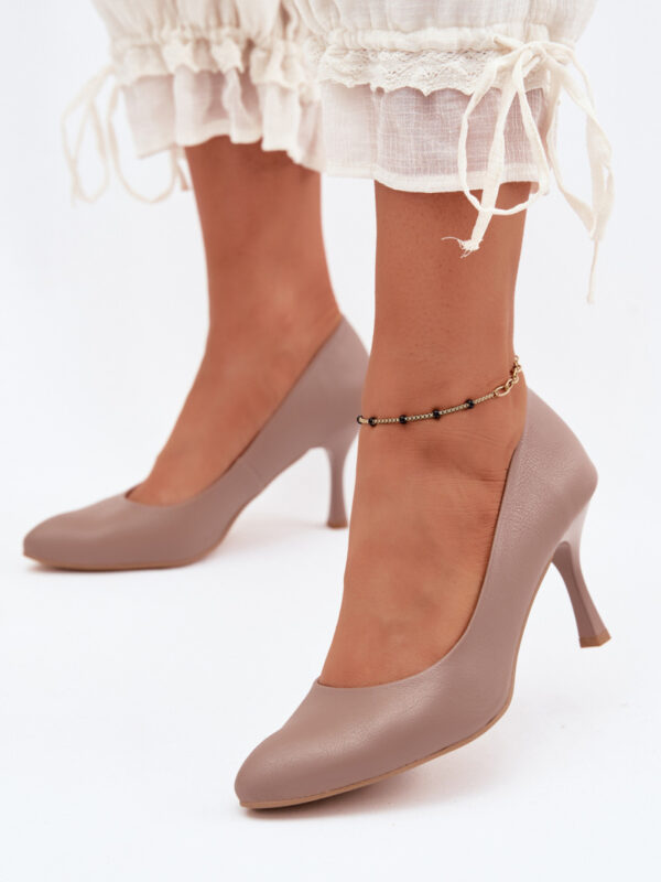 Szpilki Model Zazoo 1070 Taupe - Step in style