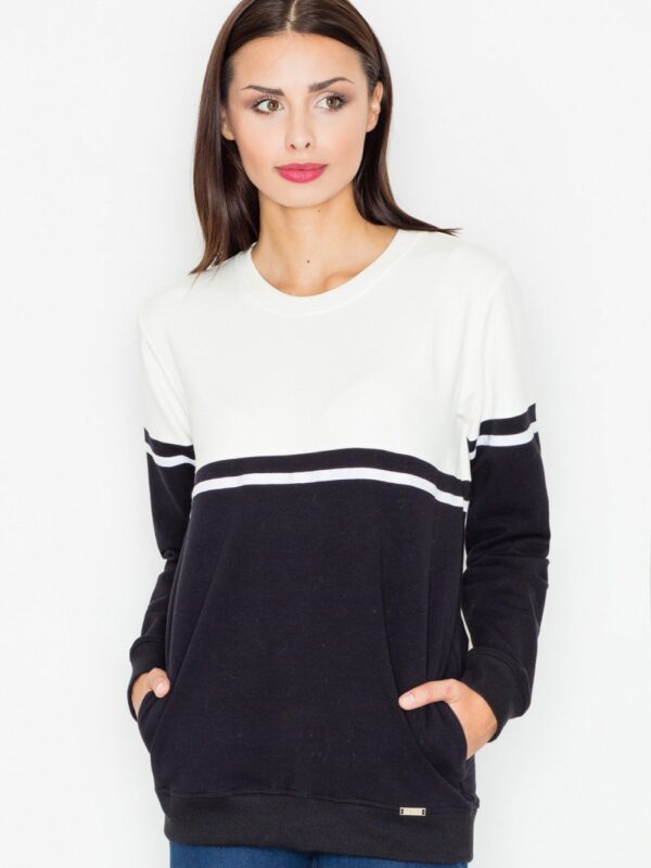Bluza Damska Model M511 Black/Ecru - Figl