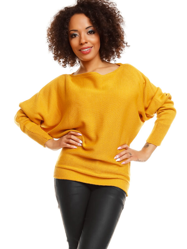 Sweter model 70003 Mustard - PeeKaBoo