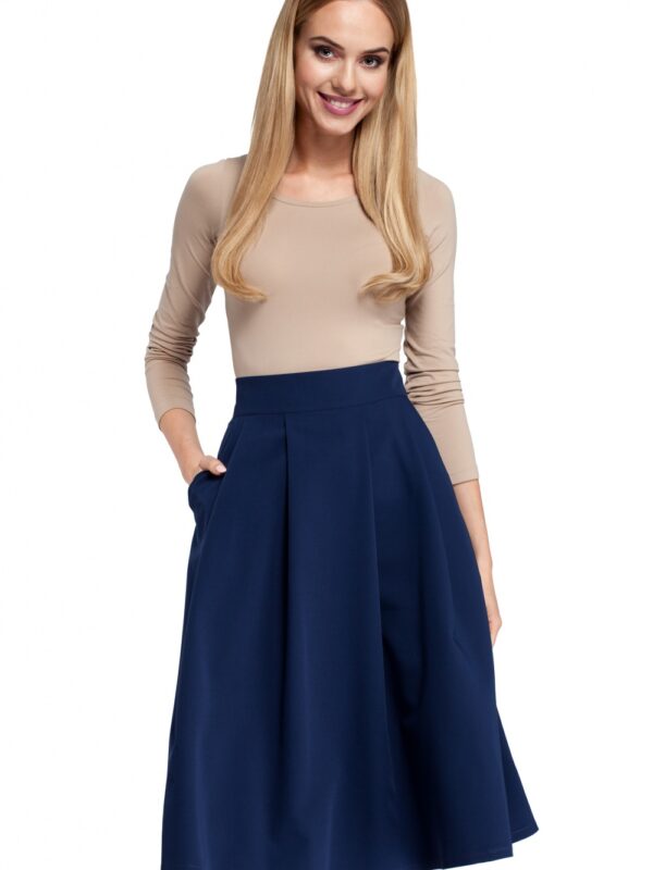 Spódnica Model MOE302 Navy - Moe