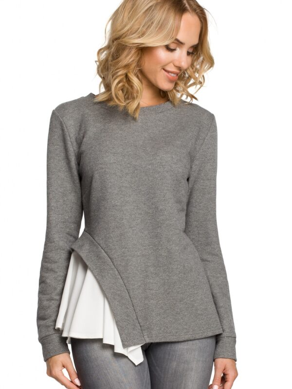 Bluzka Model MOE333 Grey - Moe