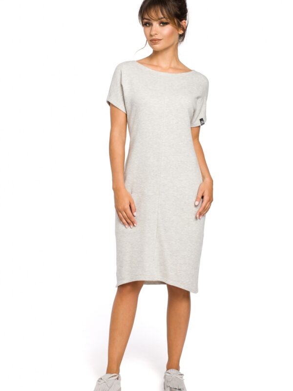 Sukienka Model B050 Popiel - BeWear