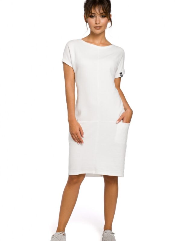 Sukienka Model B050 Ecru - BeWear