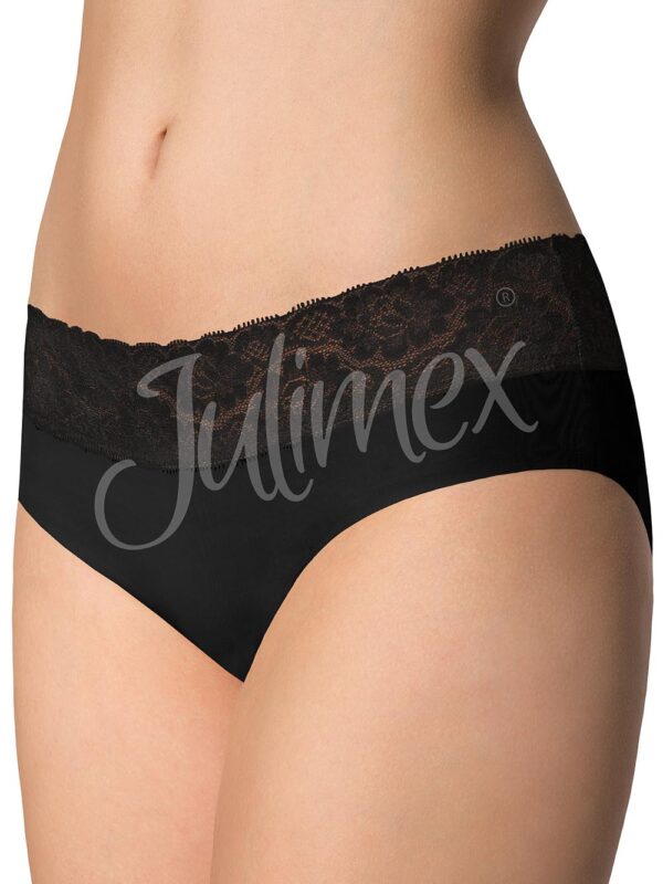 Figi Model Hipster panty Black - Julimex Lingerie