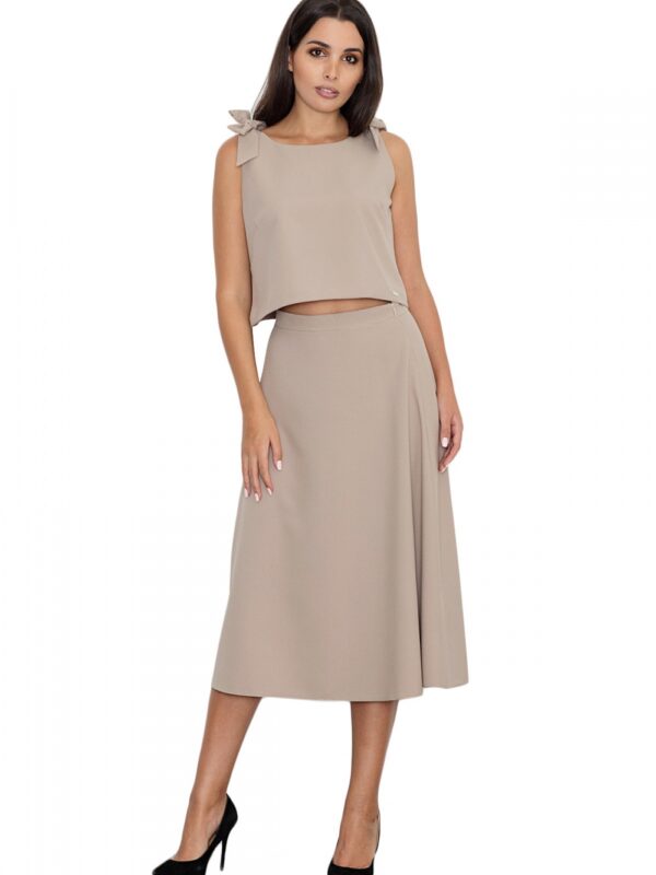 Spódnica Komplet Model M578 Beige - Figl