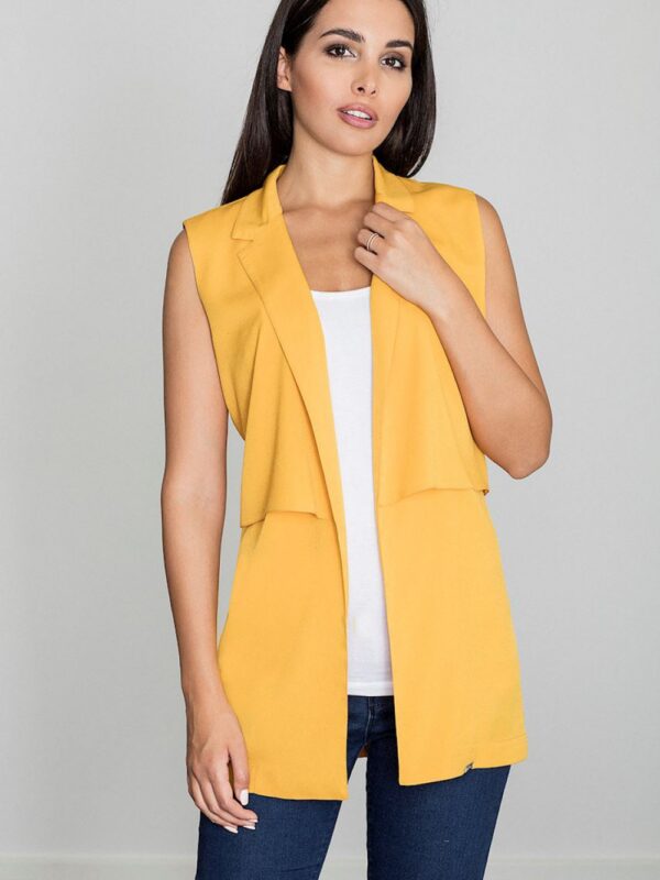 Kamizelka Damska Model M560 Yellow - Figl