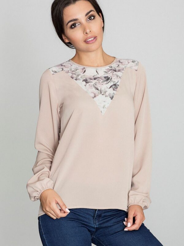 Bluzka Model M549 Beige - Figl