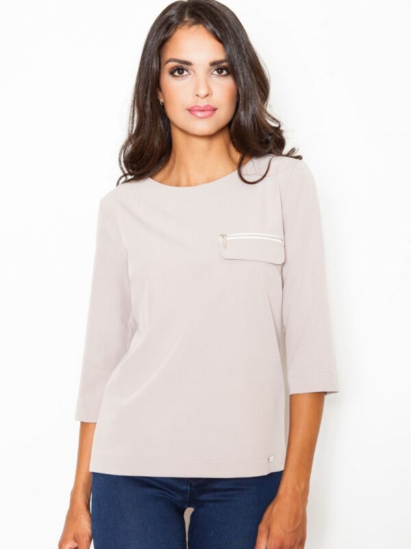 Bluzka Model M393 Beige - Figl