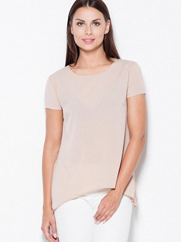 Bluzka Model VT084 Beige - Venaton