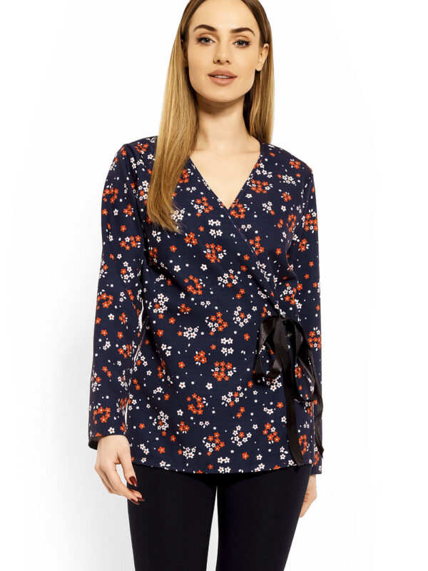 Bluzka Model 1626D Flowers - PeeKaBoo