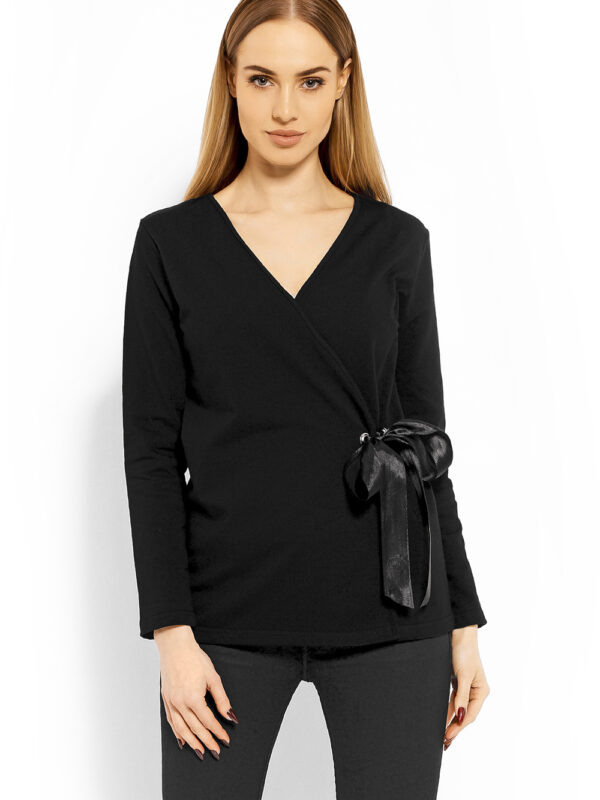 Bluzka Model 1626 Black - PeeKaBoo