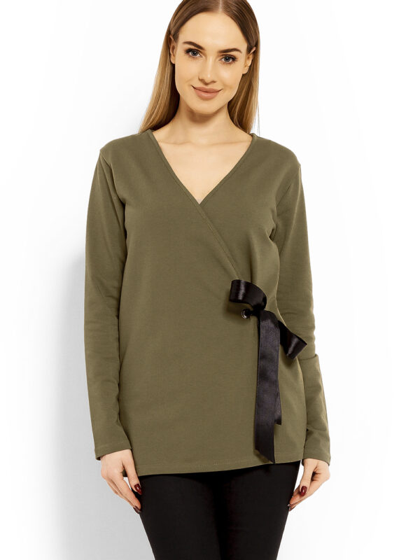 Bluzka Model 1626 Khaki - PeeKaBoo