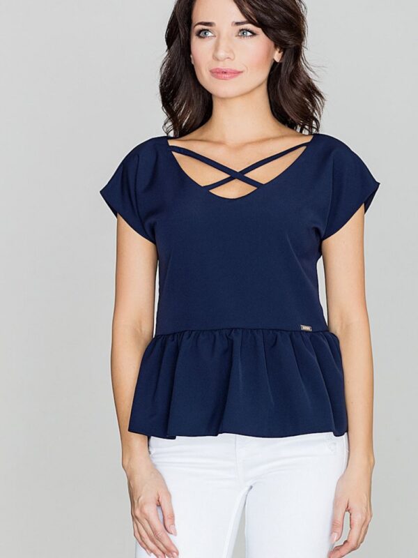 Bluzka Model K396 Navy - Lenitif