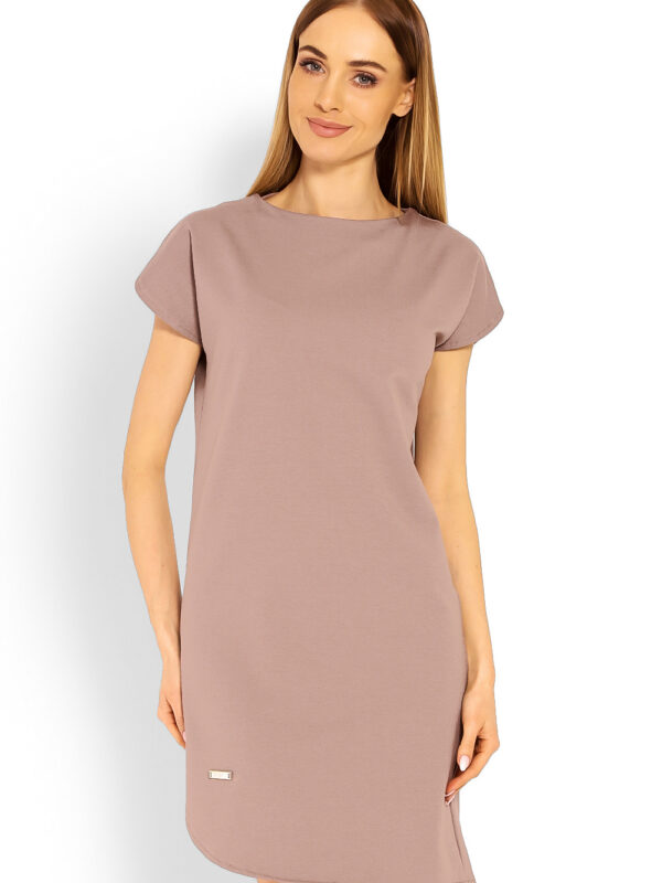 Sukienka Model 1629 Cappuccino - PeeKaBoo
