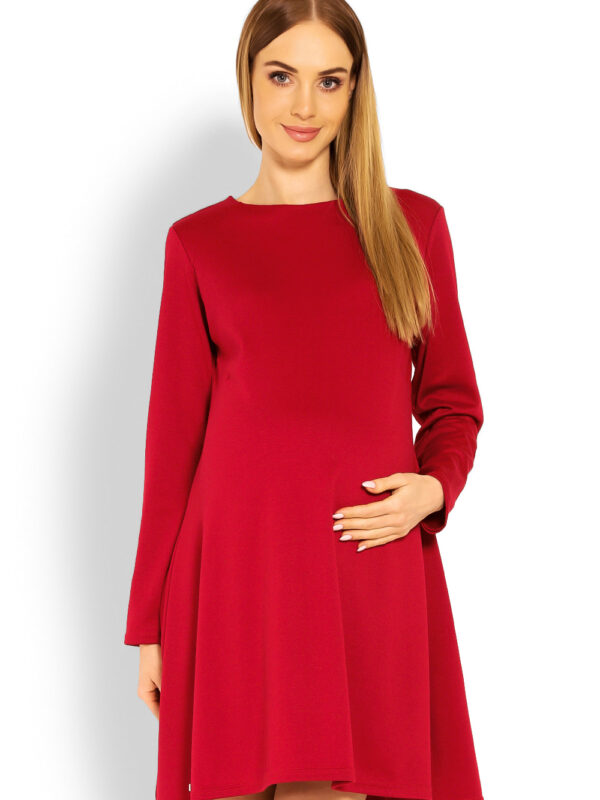 Sukienka Ciążowa Model 1359C Red - PeeKaBoo