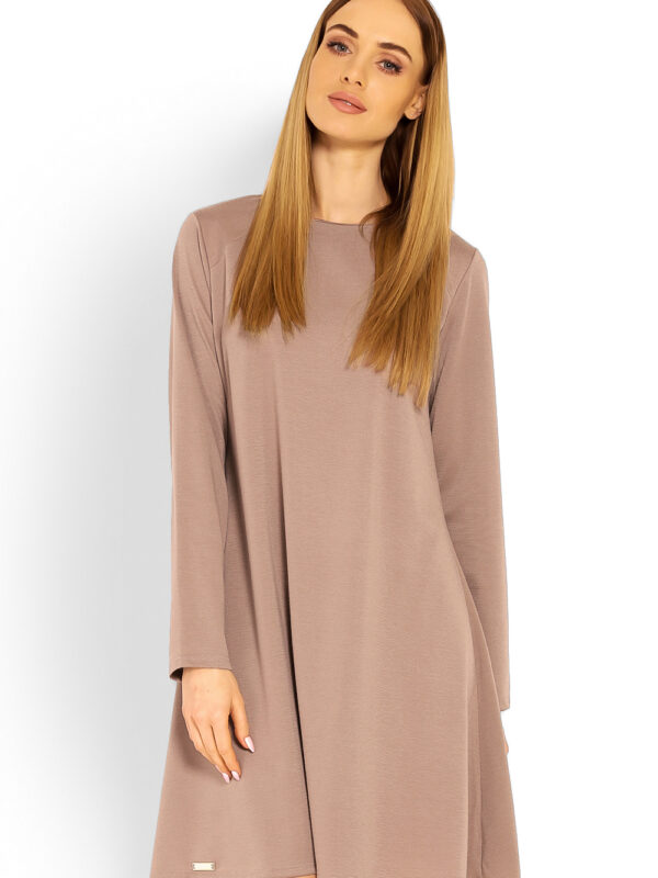 Sukienka Model 1359 Cappuccino - PeeKaBoo