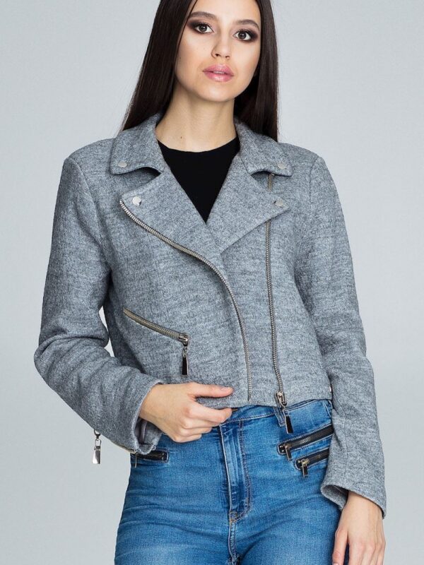 Kurtka Damska Model M607 Grey - Figl