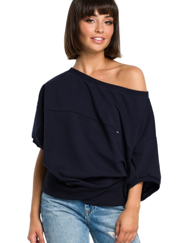 Bluza Damska Model B079 Navy - BeWear