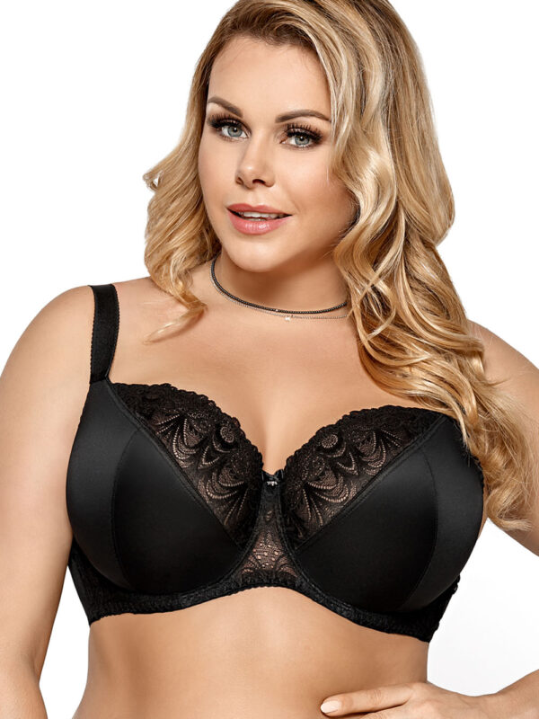 Biustonosz Softt Model K425 Casablanca Black - Gorsenia Lingerie