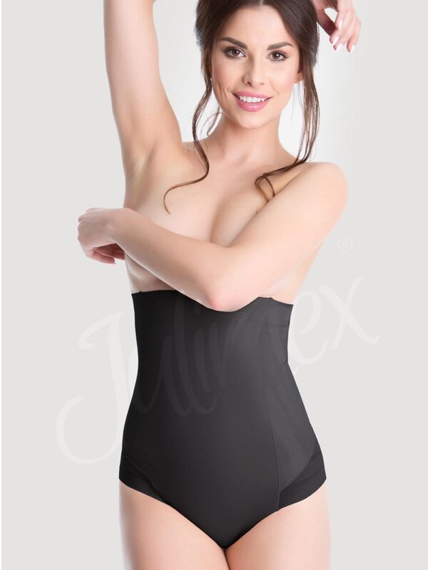 Figi wyszczuplające Model 141 Mesh Figi Black - Julimex Shapewear