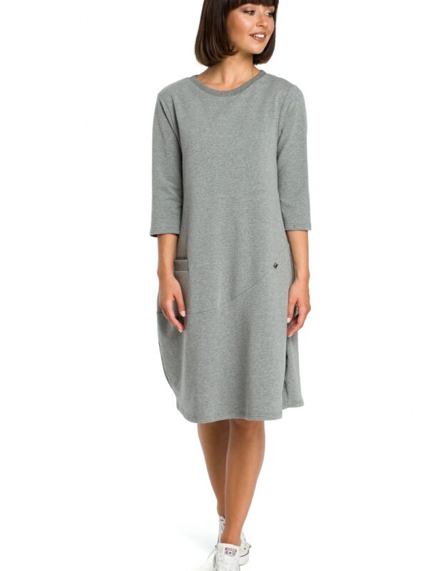 Sukienka Model B083 Grey - BeWear