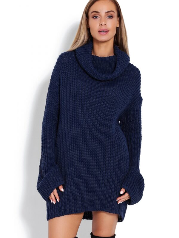 Golf Damski Model 70012 Petrol Navy - PeeKaBoo