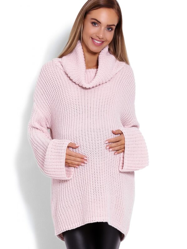 Golf Ciążowy Model 70012C Powder Pink - PeeKaBoo