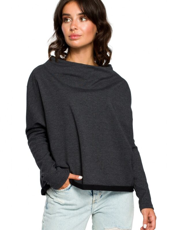 Bluza Damska Model B094 Grafit - BeWear