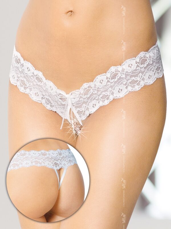 Stringi Model G-String 2456 White - SoftLine Collection