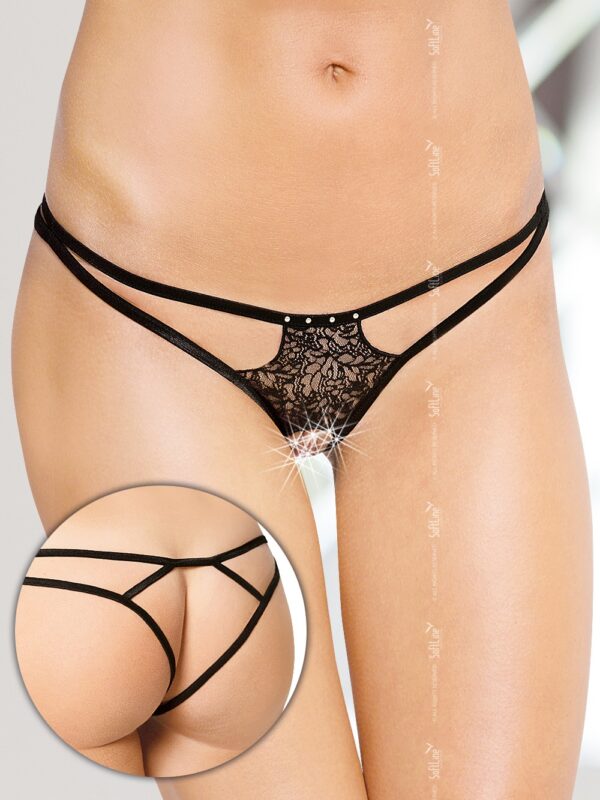 Stringi Model G-String 2454 Black - SoftLine Collection