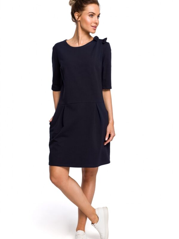 Sukienka Model MOE422 Navy - Moe