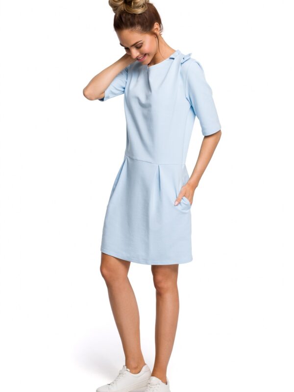 Sukienka Model MOE422 Sky Blue - Moe