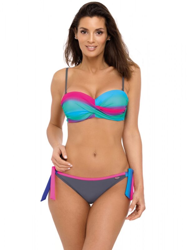 Kostium dwuczęściowy Kostium kąpielowy Model Donna Ardesia-Rosa Shocking M-533 Pink/Turkus/Grey - Marko