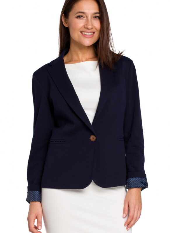 Żakiet Model S154 Navy - Stylove