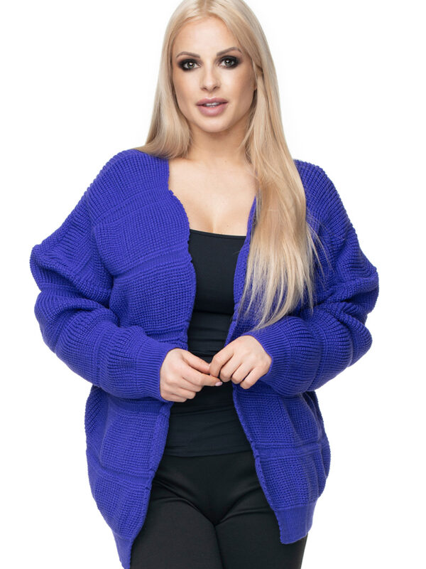 Sweter Kardigan Model 40022 Violet - PeeKaBoo
