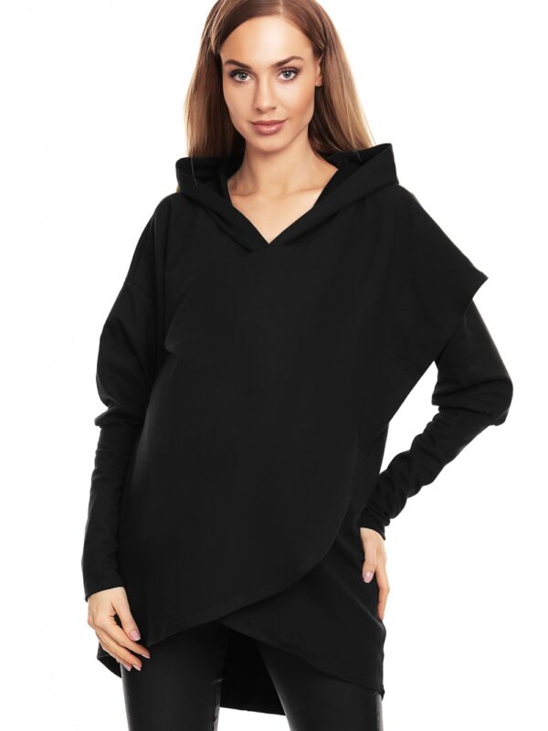 Bluza Ciążowa Model 0146 Black - PeeKaBoo