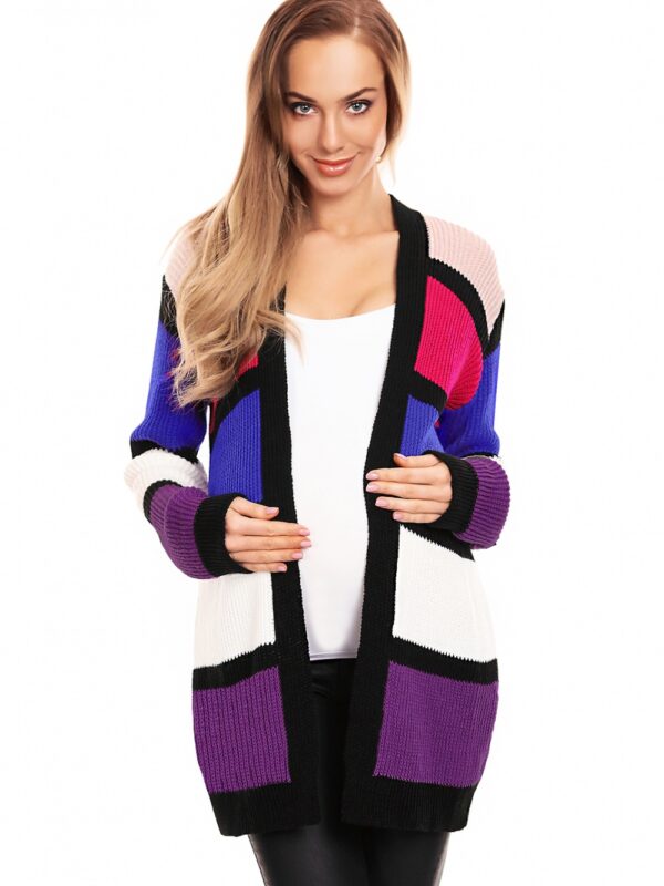Sweter Kardigan Model 40021 Violet - PeeKaBoo