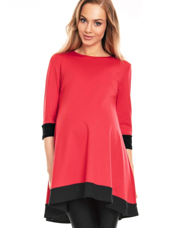 Sukienka Ciążowa Model 0125 Red - PeeKaBoo