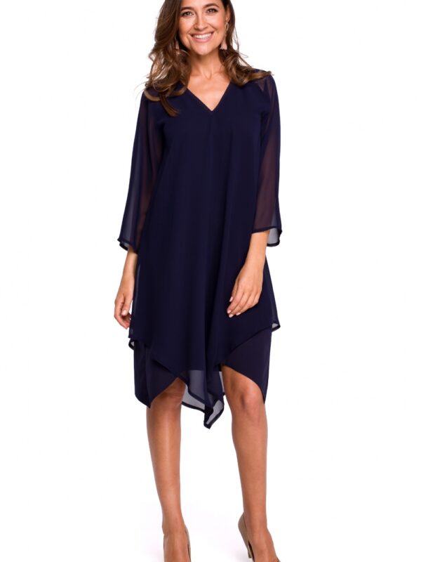 Sukienka Model S159 Navy - Stylove