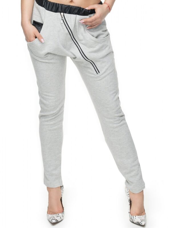 Spodnie Damskie Model 0103 Light Grey - PeeKaBoo