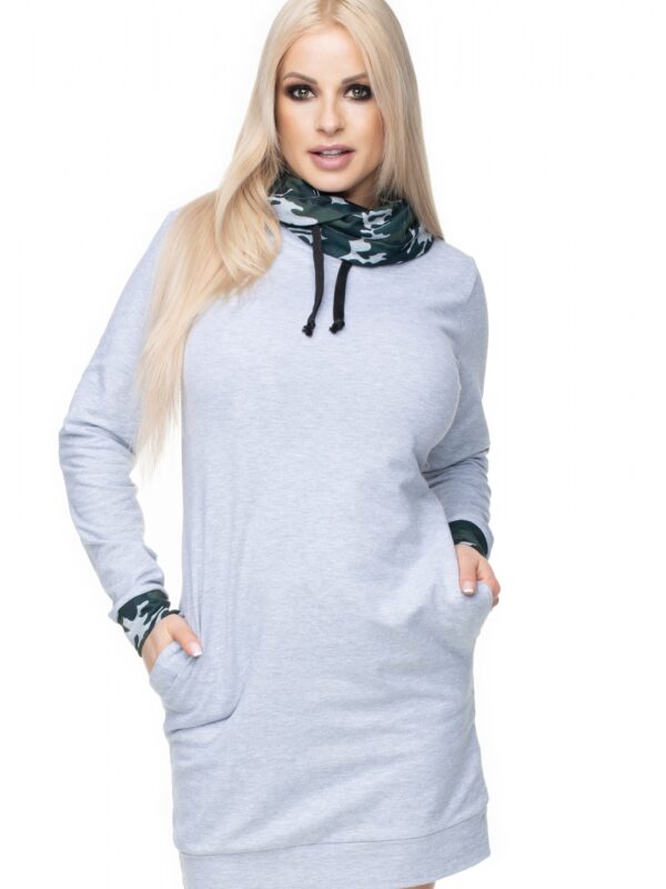 Sukienka Model 0123 Grey - PeeKaBoo