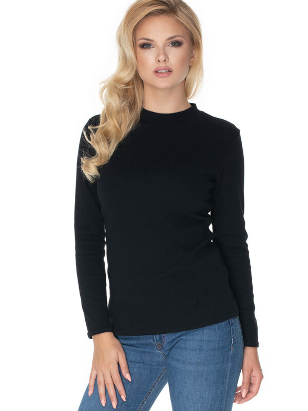 Bluzka Model 0166 Black - PeeKaBoo