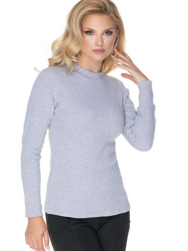 Bluzka Model 0166 Grey - PeeKaBoo