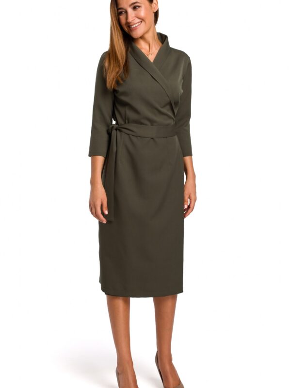 Sukienka Model S175 Khaki - Stylove