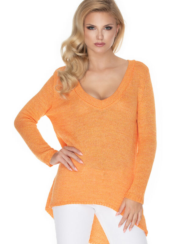 Sweter Damski Model 30067 Orange - PeeKaBoo