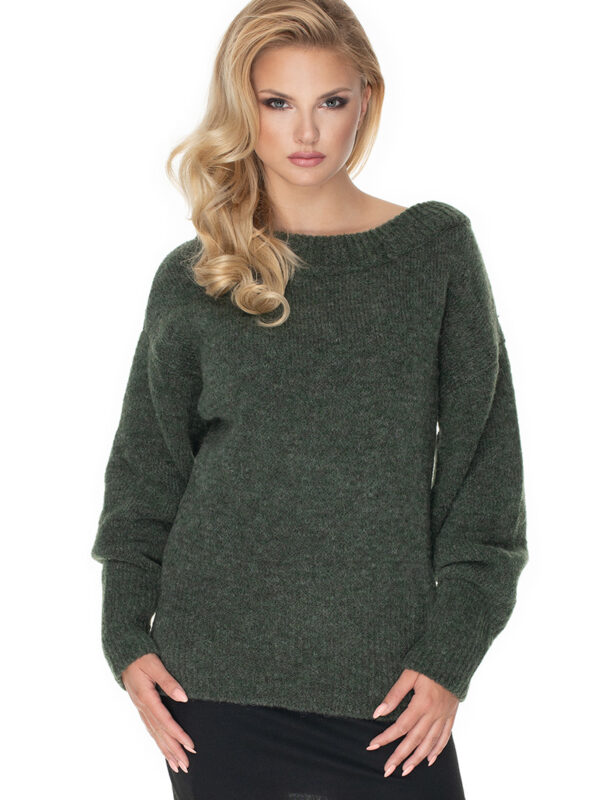 Sweter Damski Model 30064 Khaki - PeeKaBoo
