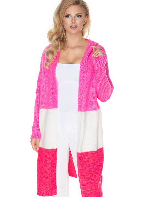 Sweter Kardigan Model 30069 Pink/Fuksja - PeeKaBoo