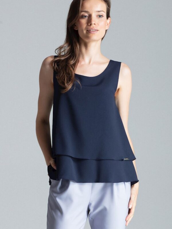Bluzka Model M679 Navy - Figl